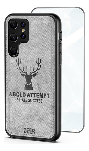 Funda For S23 Plus Ultra Deer + Vidrio Mica