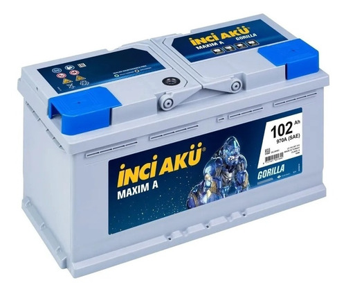 Batería Inci Akü 12v 160amp (102ah) Europea 24 Meses Plaza V