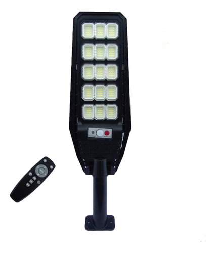 Foco C/ Brazo Solar 300 Watt 78 Led En Pvc C/ Control Remoto