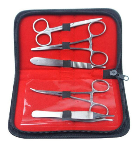 Kit Completo De Herramientas De Sutura, Pinzas, Tijeras Para