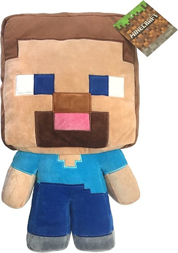 Mojang Minecraft Steve  Peluche  Pillow Buddy - Microfibra