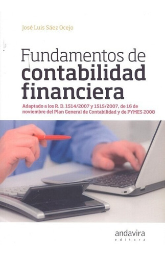 Libro Fundamentos De Contabilidad Financiera - Saez Ocejo, J