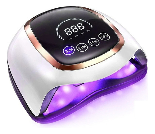 Secador Uña Uv Led Lampara Manicure Lcd Profesional 180w