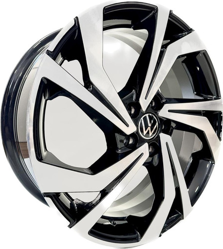02 Rodas Vw Jetta Aro 17x6,5 5x112 (2 Unid)+bicos S277