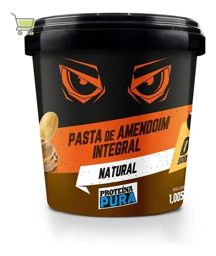 Pasta De Amendoim Integral (1kg) Proteína Pura