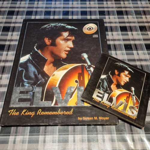 Elvis - The King Remembered - Libro Y Cd Importado  Impeca 