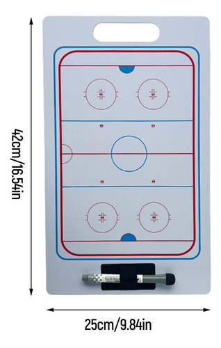Juego De Tableros De Entrenamiento De Hockey Con Rotulador,