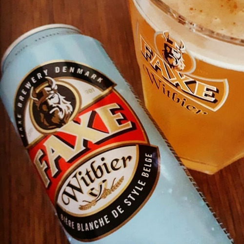 Imagen 3 de 10 de Cerveza Faxe Witbier Pack X 6 Latas X 1000ml. - Trigo