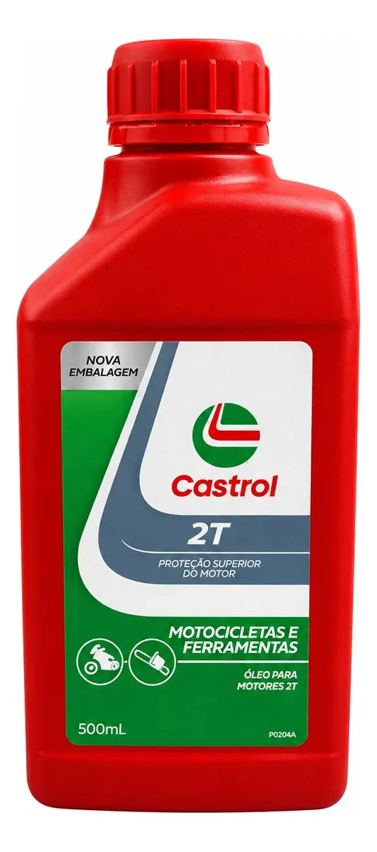 Óleo Para Motor 2t Super Tt 500ml Vermelho Castrol