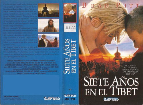 Siete Años En El Tibet Vhs Brad Pitt Seven Years In Tibet