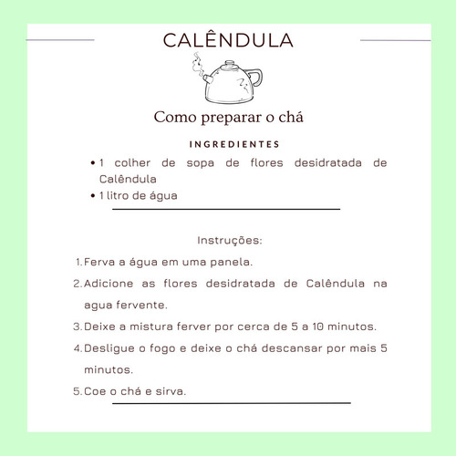 2 Pacotes De Calêndula Flor Desidratada Natural P Chá