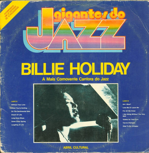 Lp Billie Holliday - Gigantes Do Jazz - Abril Cultura