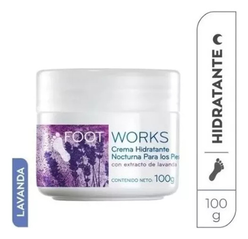 Avon Foot Works Crema Nocturna Pies Con Extracto De Lavanda