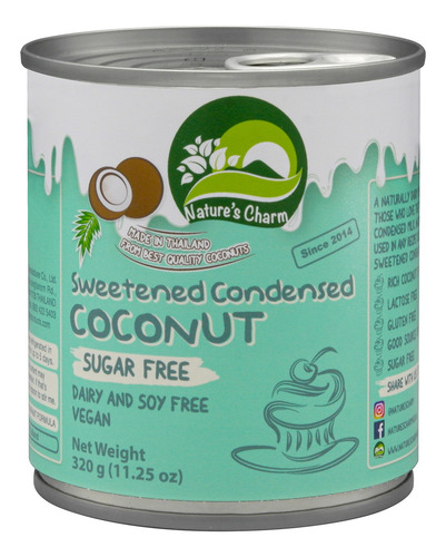 Pack 3 Condensada De Coco Sin Azúcar 320g C/u. Agronewen