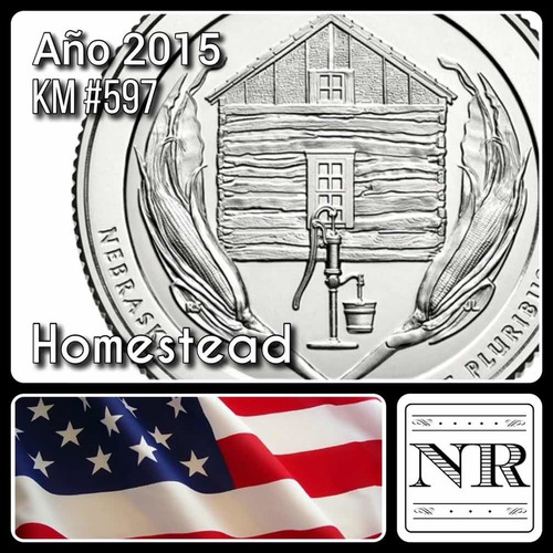 Estados Unidos - 25 Cents - Año 2015 - Homestead