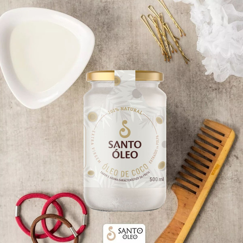 4x Óleo De Coco Extravirgem Prensado A Frio Polpa 500ml