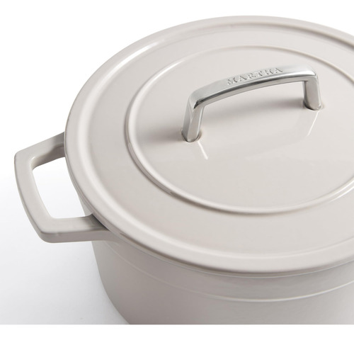 Horno Holandés De Hierro Fundido Esmaltado 4.7 Litros Con Ta