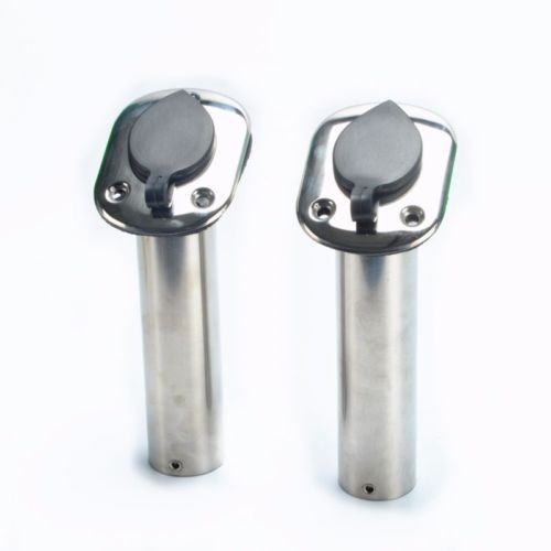 2pcs Barra Soporte Ras Monte Acero Inoxidable Barra Titulare
