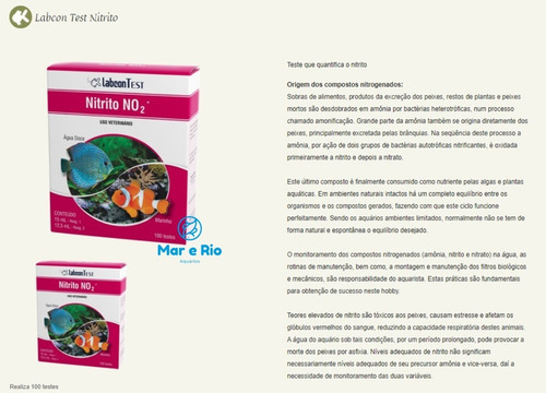 Imagem 4 de 8 de Kit Testes Alcon Labcon Amonia Toxica Doce E Nitrito No2 Nh3
