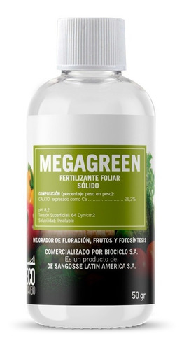 Megagreen Fertilizante Foliar Solido Ecomambo X 50gr