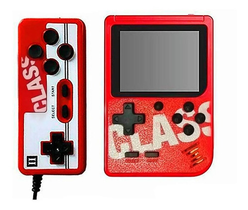 Netmak Consola Gamer 8bit 400 Juegos Nm-class Recargable