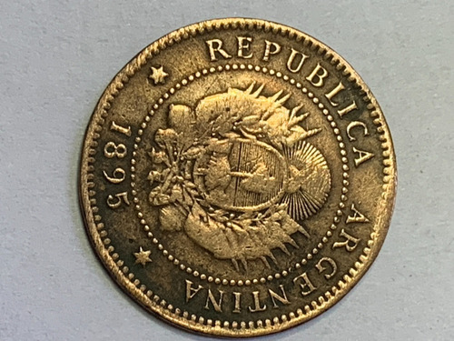 Robmar-argentina Moneda De 1 Centavo De Patacon Del Año 1895