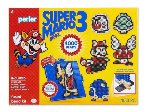 Perler Beads :: Set Súper Mario Bros 3 C/16 Diseños