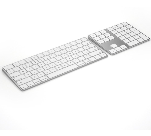 Teclado Numérico Sem Fio Do Bt Da Chave Do Alumínio 34 Do Te