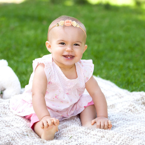 Fasce Para Cabello De Niña De 0 A 3 Años, 3 Piezas, Diseño F