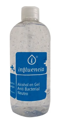 Alcohol En Gel Influencia 250 Ml Pack X 12u Homologado Anmat