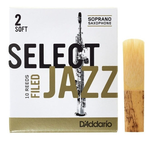 Palheta Select Jazz Filed Soft - Sax Soprano 2,0