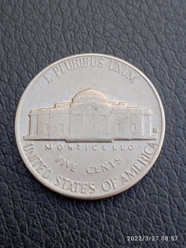 Moeda Usa Jefferson Nikel 5 Cents 1961 D (Usado)