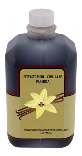 Extracto Puro Vainilla De Papantla - Gourmet Fralugio 1litro