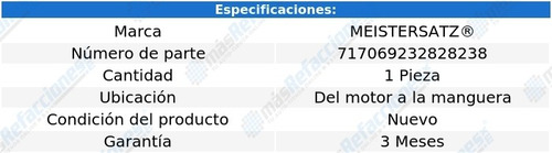 1 Manguera Refrig 525i L6 2.5l 01 Al 03 Meistersatz