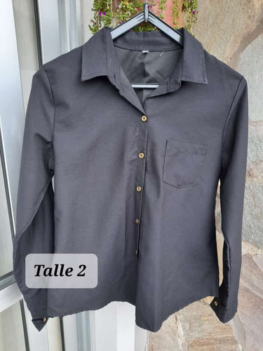 Camisa Para Dama Talles 1 Al 6 De Poplin Varios Colores