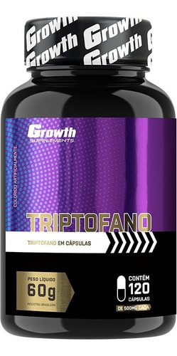 Triptofano 120 Cápsulas Original Growth