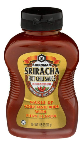 Salsa Kosher Picosa Sriracha 300g Kikkoman Hot Chili Sauce