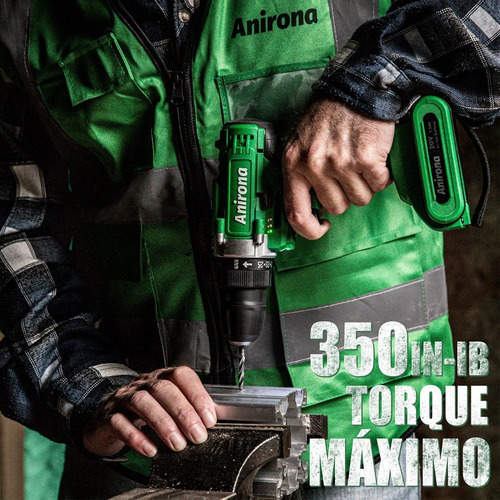 Imagen 6 de 8 de Taladro Atornillador Airona Aa2015-50 Con 2baterías 1.5ah