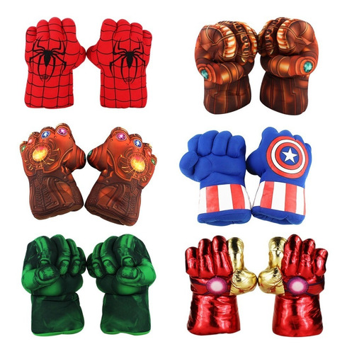 Peluche Juguete Guantes Puño Avengers Varios Personajes