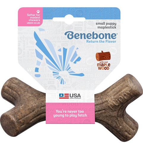 Benebone Maplestick Puppy Madera  - Envíos A Todo Chile