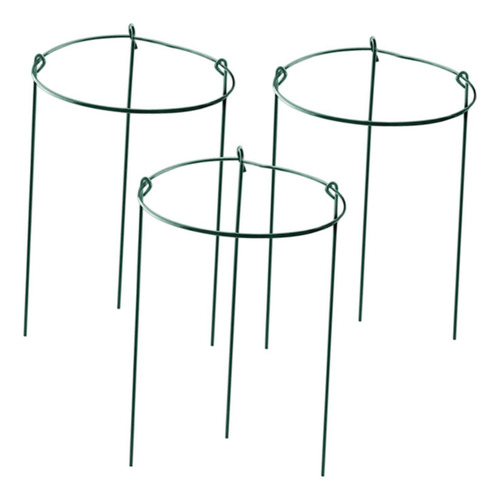 3 Piezas Jaulas De Plantas De Flores Soporte Anillos De