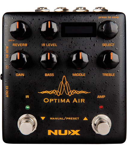 Nux Pedal De Efectos Simulador De Guitarra Acústica