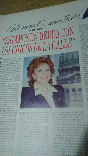 Revista Maxima Nº 24 Año  1993 Irma Roy Columnista 