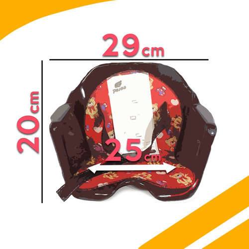 Imagem 2 de 5 de Cadeirinha Bicicleta Dianteira Luxo Infantil Segurança