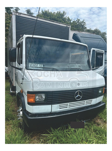 Mb Mercedes 709 4x2 Ano 1991 Com Baú De 4 Mt