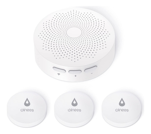 Winees Detector De Agua Wifi, Paquete De 3 Sensores De Agu