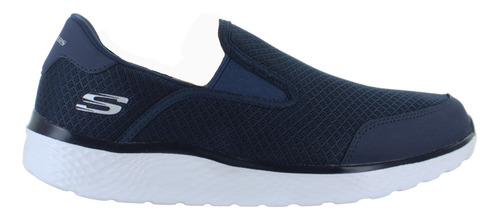 Skechers Tenis Slip On Sport Fitness Gym Ligero Hombre 88235