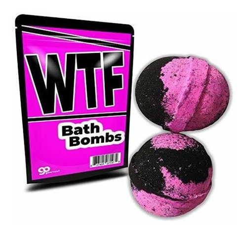 Wtf Bath Bombs - Xl Bath Fizzers Para Mujeres - Gigante, Ros