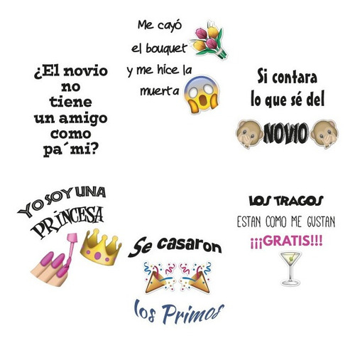 18 Obleas Comestibles 5 Cm De Diámetro Boda Frases Graciosas
