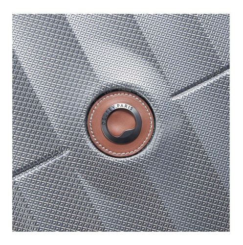 Maleta Carry On 55 Cm. Expandible Delsey St. Tropez Color Plateado